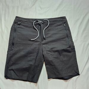 Roark Layover 2.0 Travel Shorts Black Drawstring Size 30 (Fits 32)